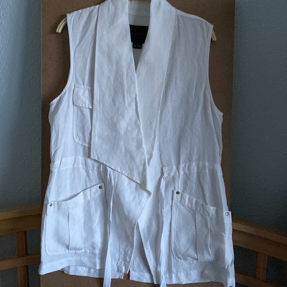 Sanctuary whole linen rayon vest medium - Picture 3 of 9